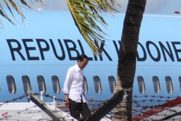 Presiden Jokowi tinggalkan Labuan Bajo