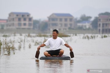 Jumlah korban banjir China capai 17 orang