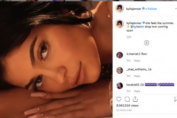 Tampil seksi, Kylie Jenner promosikan produk baru untuk tubuh