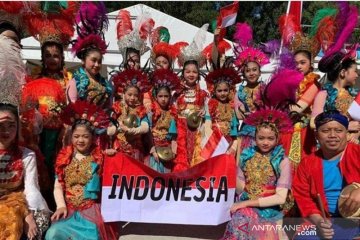 Tim tari pelajar Indonesia raih penghargaan di Inggris dan Georgia
