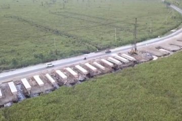 Jalan sering banjir, Kementerian PUPR bangun jembatan di Kalteng