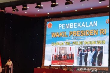 Wapres beri pembekalan Capaja TNI-Polri Tahun 2019