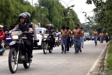 Polisi amankan tawuran pelajar di Sentul Bogor