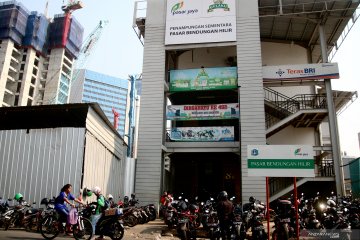 Lahan parkir motor di Pasar Benhil akan ditata