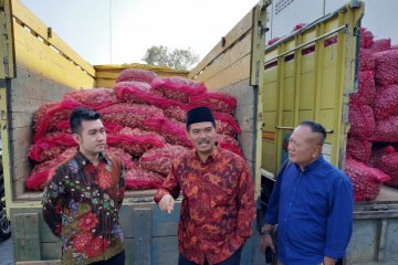 Kementan lepas ekspor bawang merah dan jahe dari Surabaya