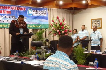 Dansat Brimob Papua hadiri pertemuan MSG di Fiji Island