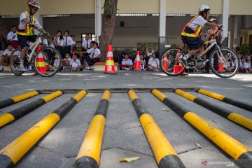 Sosialisasi keselamatan bersepeda bagi pelajar