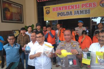 Polda Jambi tangkap anggota sindikat sabu Malaysia