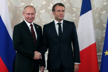 Macron: Kembalinya Rusia ke G8 harus dapat selesaikan krisis Ukraina