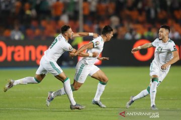 Babak pertama, gol cepat antar Aljazair sementara ungguli Senegal 1-0
