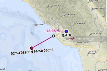 Penumpang KM Sabuk Nusantara ceburkan diri ke laut Aceh Selatan