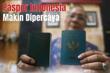 Paspor Indonesia makin dipercaya