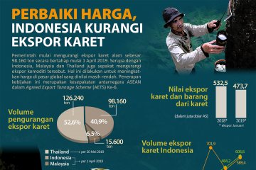 Perbaiki Harga, Indonesia Kurangi Ekspor Karet