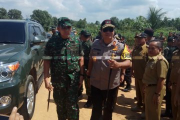 Pangdam Sriwijaya kunjungi lokasi bentrok Register 45 Mesuji Lampung