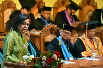 Orasi ilmiah Menteri Keuangan Sri Mulyani