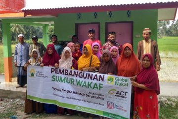 Global Wakaf-ACT buatkan sumur untuk warga di Aceh Timur