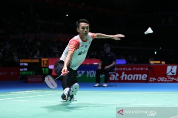 Tiga tunggal putra Indonesia ke perempat final Japan Open