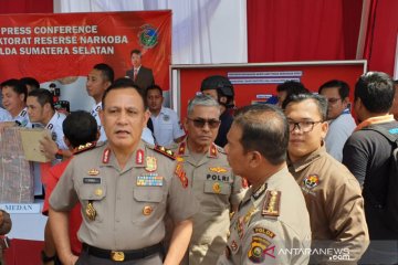 Polda Sumsel gencarkan kegiatan pemberantasan narkoba