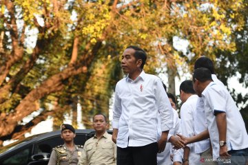 Jokowi hadiri acara pembubaran TKN