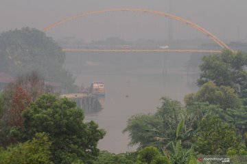 Kabut asap di Pekanbaru