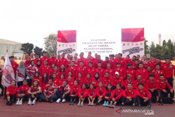 Kadispora lepas tim DKI Jakarta menuju Kejurnas Atletik 2019