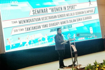Erick Thohir sebut perempuan berkontribusi dalam ASIAN Games 2018