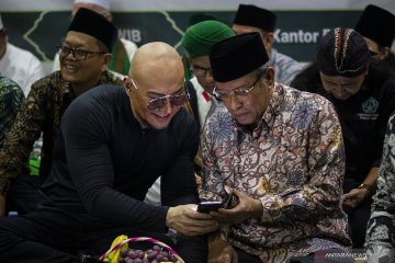 Deddy Corbuzier hadiri Istighosah PBNU