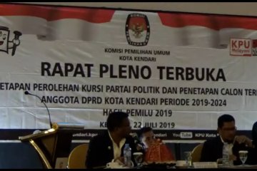 35 Anggota DPRD Kendari ditetapkan, PKS dominasi parlemen