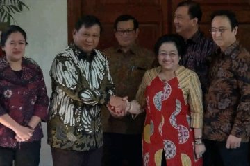 Prabowo temui Megawati di kediamannya