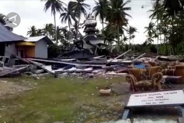 Kondisi terkini lokasi terdampak gempa di Halmahera Selatan