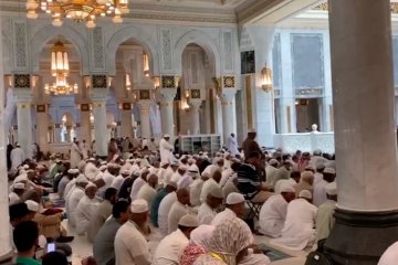 Suasana Shalat Jumat di Masjidil Haram