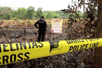 Lahan 1 hektare terbakar di Palangka Raya, diduga disengaja