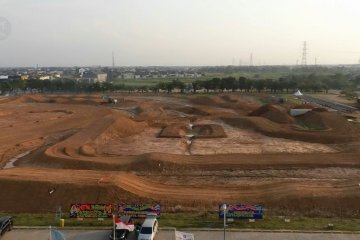 Sirkuit MXGP  di Jakabaring siap digunakan