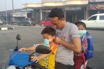 Dinkes Palembang imbau warga gunakan masker hindari asap
