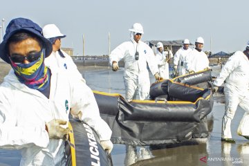 Pertamina bantah skema gross split pada insiden tumpahan minyak ONWJ