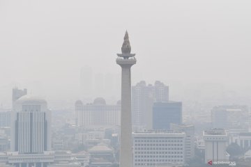 Kamis siang  kualitas udara di Jakarta terburuk di dunia