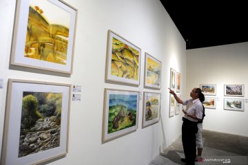 Pameran "@rtquarelle" tampilkan lukisan karya seniman 56 negara