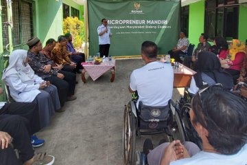 Baznas bantu kelompok usaha disabilitas di Jakarta