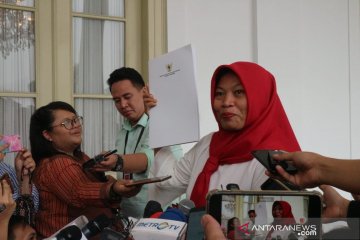 Baiq Nuril sampaikan terima kasih kepada Presiden Joko Widodo