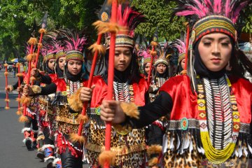 Gerak jalan indah HUT RI di Jombang