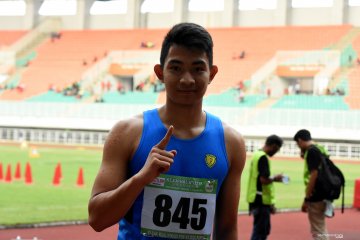 Sprinter muda, Richo Tumarar nyaman di atletik