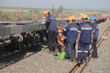 Kereta barang anjlok di Grobogan