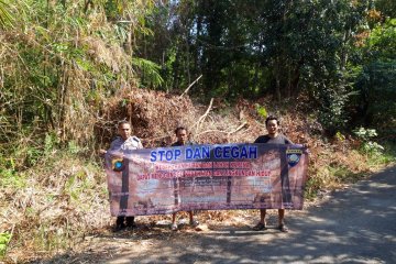 Polisi Bangka Barat sosialisasi cegah kebakaran hutan