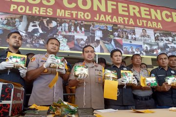 Polisi deteksi 200 gram sabu-sabu terdistribusi ke Kampung Bahari