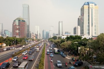 Kualitas udara Jakarta Selasa pagi masuk kategori sedang