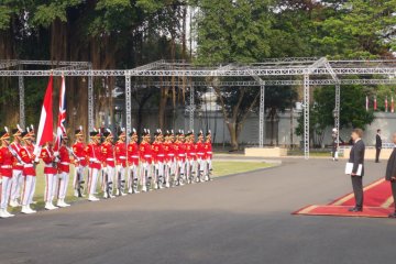 Presiden Jokowi terima surat kepercayaan 12 dubes negara sahabat