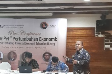 Indef: Tiket pesawat pukul pertumbuhan triwulan II sektor transportasi