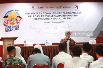 23 Siswa Mengenal Nusantara mendapat pelatihan dunia jurnalistik