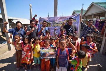 GFJA dan PFI berikan bantuan korban gempa Lombok
