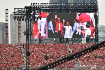 Presiden Jokowi menghadiri perayaan Hari Nasional Singapura